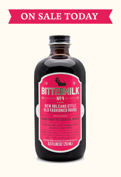 Bittermilk No.4 - New Orleans Style Old Fashioned Rouge Cocktail Mixer